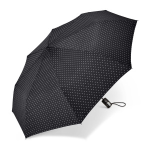 Parasolka Happy Rain Mini Kropki Czarny AC Polka Dots
