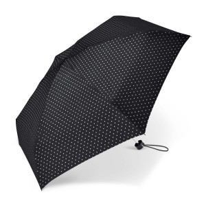 Parasolka Happy Rain Ultra Mini Kropki Czarny AC Polka Dots