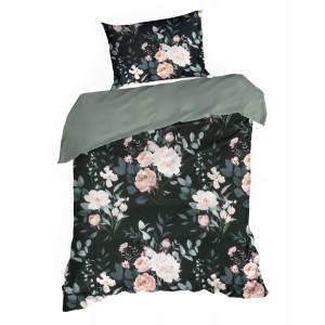 Pościel Bawełniana 140x200 Rosita z bawełny ranforce z wzorem kwiatowym