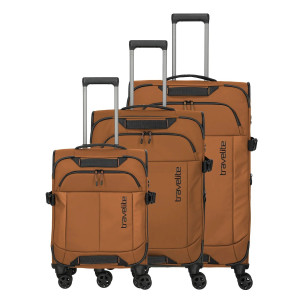 Zestaw walizek Travelite Briize L/M/S Curry Orange Premium