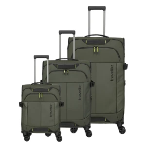 Zestaw walizek Travelite Briize L/M/S Khaki Premium