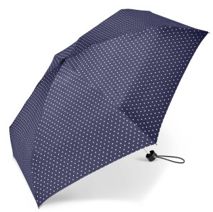 Parasolka Happy Rain Ultra Mini Kropki Granatowy AC Polka Dots