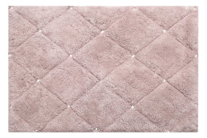 Dywanik bawełniany 60x90 Chic 2 Dekoracyjny Różowy pudrowy