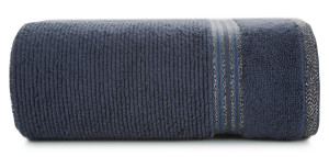 Ręcznik 70x140 Filon granatowy Premium bawełna 530gr