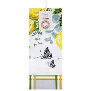 Zestaw 3szt ścierek kuchennych 50x75 Lemon bawełna