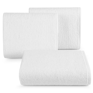Ręcznik 50x100 Biały White hotel 450g 100% bawełna z bordiurą