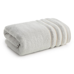 Ręcznik 70x140 Nadine srebrny Premium bawełna 500g