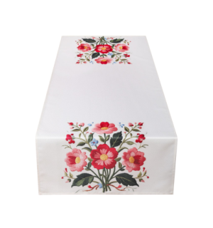 Bieżnik Serweta 40x140 Flower Kwiatowy prostokąt