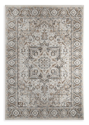 Dywan 80x150 Elora Ornament kremowy / beżowy designerski