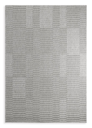Dywan 120x170 Rwda 1 Pasy srebrny