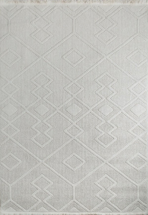 Dywan 120x170 Simone Nowoczesny srebrny