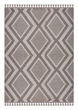 Dywan 50x80 Linea 4 Boho Brązowy, Jasnobeżowy