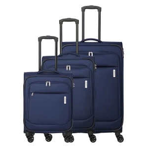 Zestaw Walizek L/M/S Travelite Priego Granatowy
