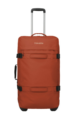 Torba Podróżna na kółkach Travelite Bolonia L 72cm Ceglasty Pomarańczowy