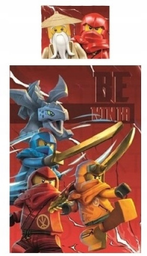 Pościel Bawełniana 160x200 LEGO NINJAGO Oryginalna