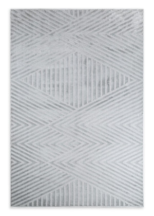 Dywan 120x170 Nova 1 Pasy Nowoczesny stalowy