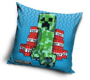 Poszewka Młodzieżowa 40x40 Minecraft Velvet