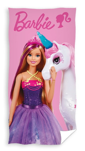 Ręcznik Plażowy Kąpielowy Barbie Księżniczka 70x140