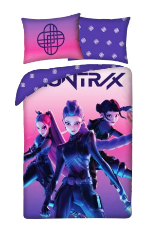 Pościel Bawełniana 140x200 Demon Hunters K-Pop HIT