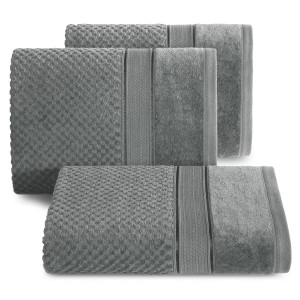 Ręcznik 70x140 Jessi Stalowy Premium bawełna 500g