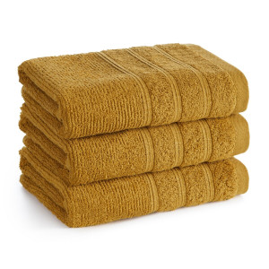 Ręcznik 70x140 Amira Musztardowy bawełna 500g