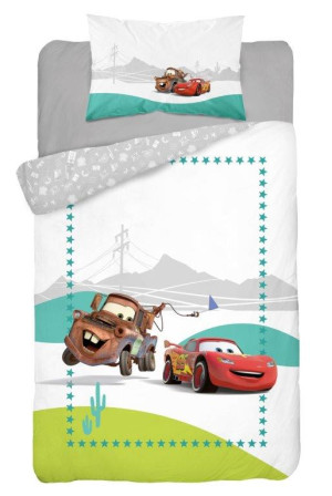 Pościel do łóżeczka bawełniana 100x135 AUTA Cars
