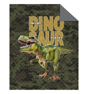 Narzuta na łóżko młodzieżowa T-Rex Dinozaur 170x210