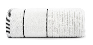 Ręcznik 70x140 Teo biały 470g 100% bawełna z welurem