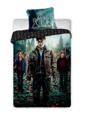 Pościel Młodzieżowa 160x200 Harry Potter Czarodziej
