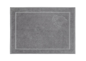 Dywanik Stopki 50x70 SZARE Popiel 650g 100% bawełna