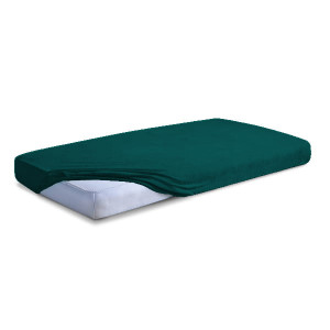 Prześcieradło Frotte z Gumką 150/160x190/200 PREMIUM Ciemnozielone