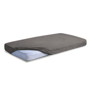 Prześcieradło Frotte z Gumką 210/220x190/200 CLASSIC Szare
