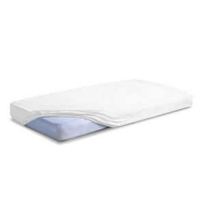 Prześcieradło Frotte z gumą PREMIUM 60x120x10 Białe