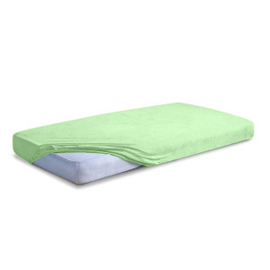 Prześcieradło Frotte z gumą PREMIUM 60x120x10 Zielone