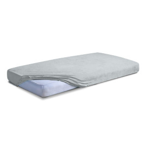 Prześcieradło Frotte z gumą PREMIUM 70x140x10 Szare