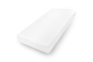 Prześcieradło Jersey z gumą 110/120x190/200 PREMIUM Białe