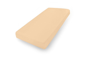 Prześcieradło Jersey z gumą 110/120x190/200 PREMIUM Beżowe