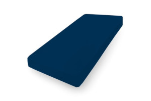 Prześcieradło Jersey z gumą 110/120x190/200 PREMIUM Granatowe