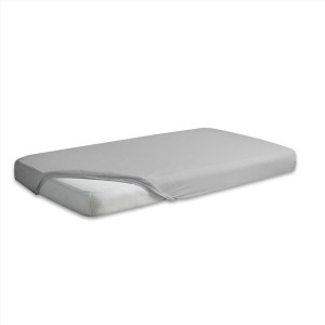 Prześcieradło Jersey z gumą 150/160x190/200 PREMIUM Popielate