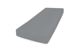 Prześcieradło Jersey z gumą 210/220x190/200 PREMIUM Ciemnoszare
