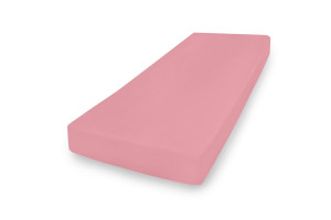 Prześcieradło Jersey z gumą 210/220x190/200 PREMIUM Różowe