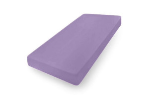 Prześcieradło Jersey z gumą 210/220x190/200 PREMIUM Fioletowe