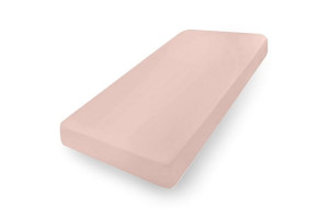 Prześcieradło Jersey z gumą 210/220x190/200 PREMIUM Pudrowy Róż