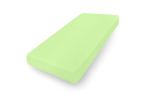 Prześcieradło Jersey z gumą 70x140x10 PREMIUM Limonkowe