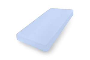 Prześcieradło Jersey z gumą 70x140x10 PREMIUM Błękitne