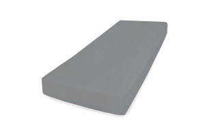 Prześcieradło Jersey z gumą 90/100x190/200 PREMIUM Ciemnoszare