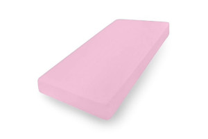 Prześcieradło Jersey Z Gumą 90/100x190/200x30 Różowe