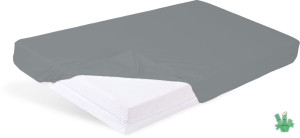 Prześcieradło Bambusowe Bamboo Z Gumką 150/160x190/200x20 Grafitowe