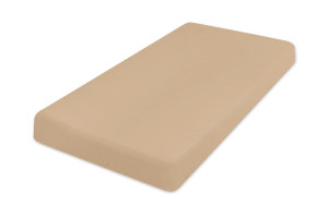 Prześcieradło MUSLIN Z Gumą 60x120x10 W Pudełku Beżowe