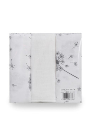 Pielucha MUSLIN 3pak 70x80 BabyBoom Dmuchawce